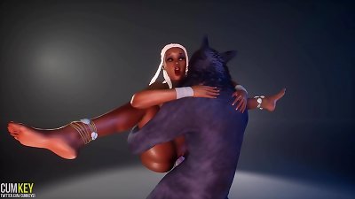 jummy girl romping by Werewolf | node Monster | 3d porn naughty Life