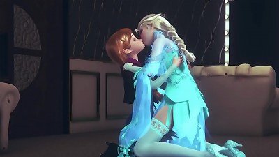 Futa Elsa frigging and nailing Anna | Frozen Parody
